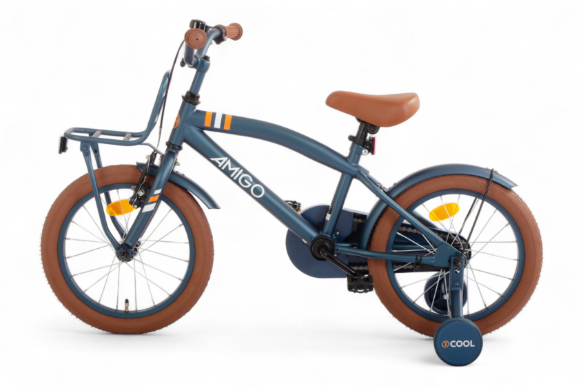 AMIGO 2Cool 16 Inch Boys Coaster Brake Blue