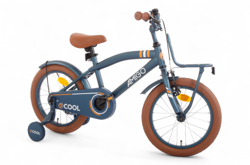 AMIGO 2Cool 16 Inch Boys Coaster Brake Blue