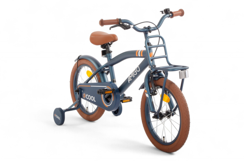 AMIGO 2Cool 16 Inch Boys Coaster Brake Blue