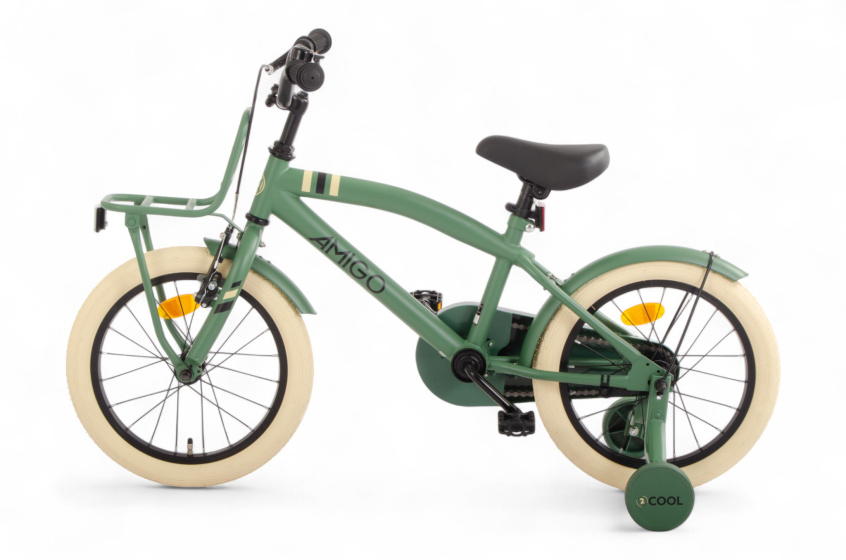 AMIGO 2Cool 16 Inch Boys Coaster Brake Green