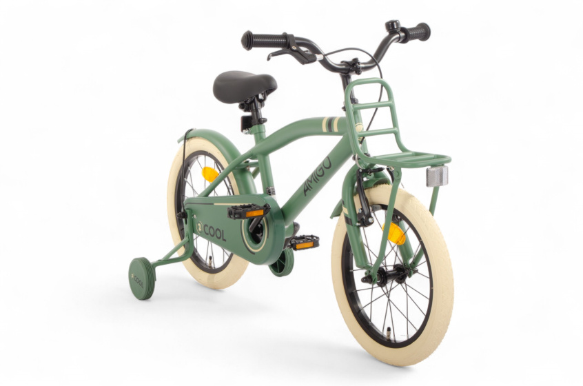 AMIGO 2Cool 16 Inch Boys Coaster Brake Green