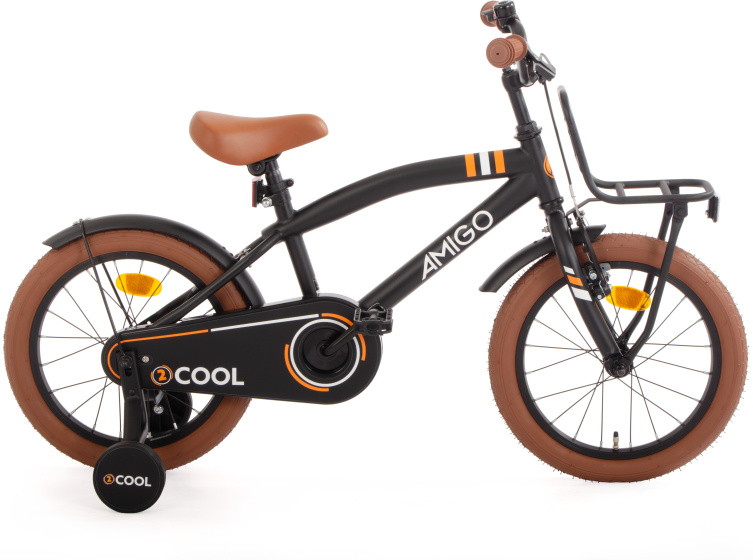 AMIGO 2Cool 16 Inch Boys Coaster Brake Black