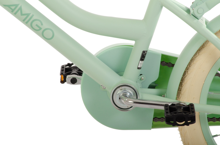 AMIGO Bella 12 Inch Girls Coaster Brake Green