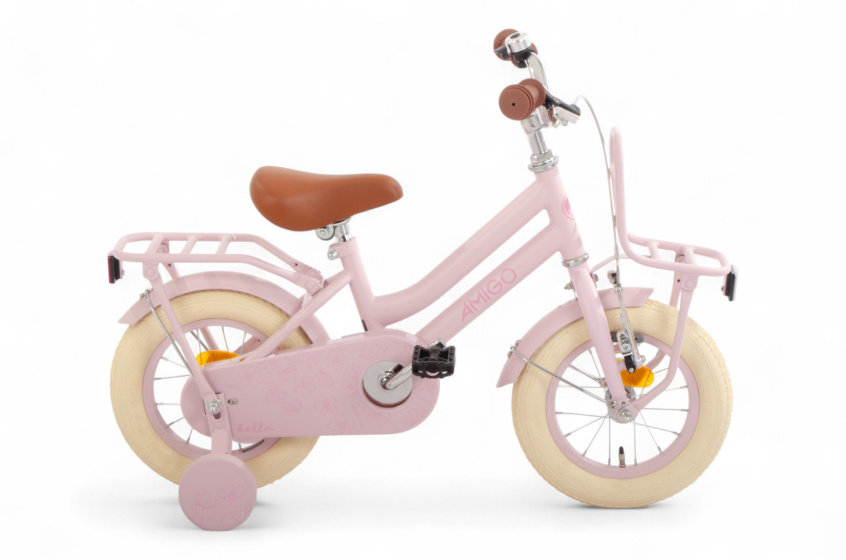 AMIGO Bella 12 Inch Girls Coaster Brake Pink