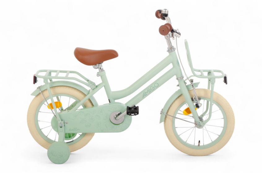 AMIGO Bella 14 Inch Girls Coaster Brake Green