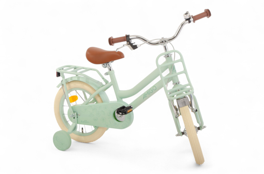 AMIGO Bella 14 Inch Girls Coaster Brake Green