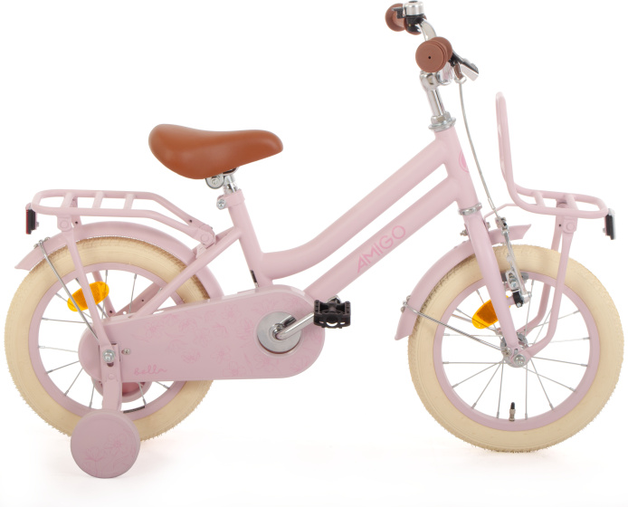 AMIGO Bella 14 Inch Girls Coaster Brake Pink