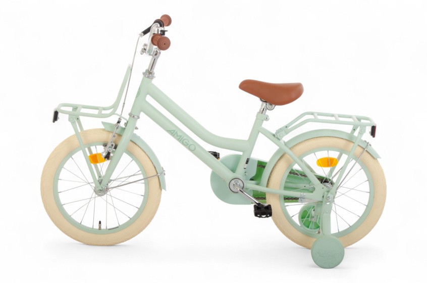 AMIGO Bella 16 Inch Girls Coaster Brake Green