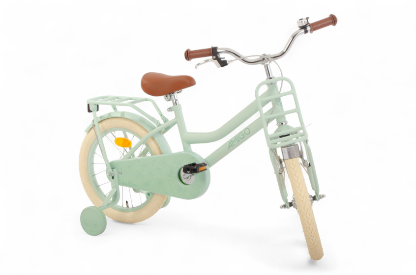 AMIGO Bella 16 Inch Girls Coaster Brake Green