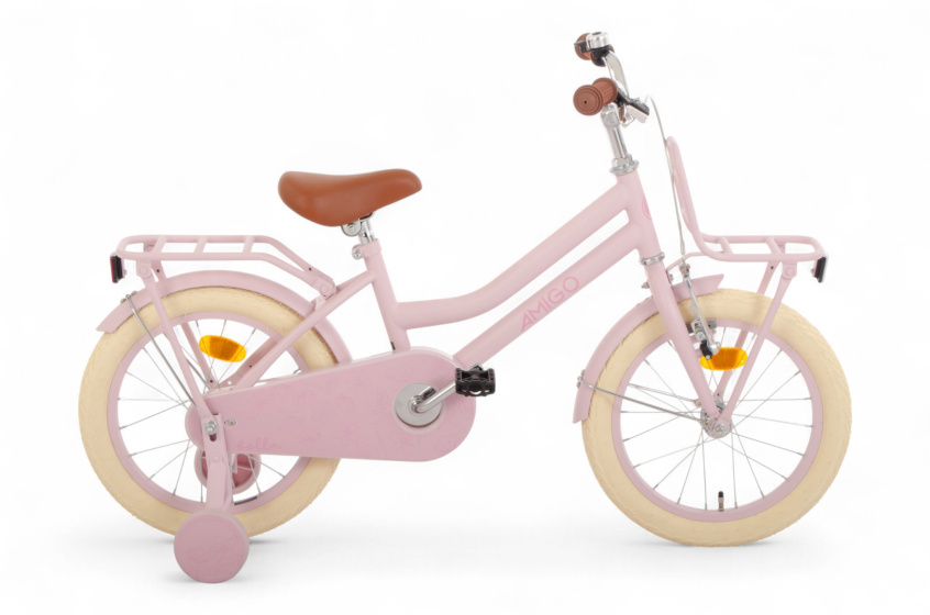 AMIGO Bella 16 Inch Girls Coaster Brake Pink