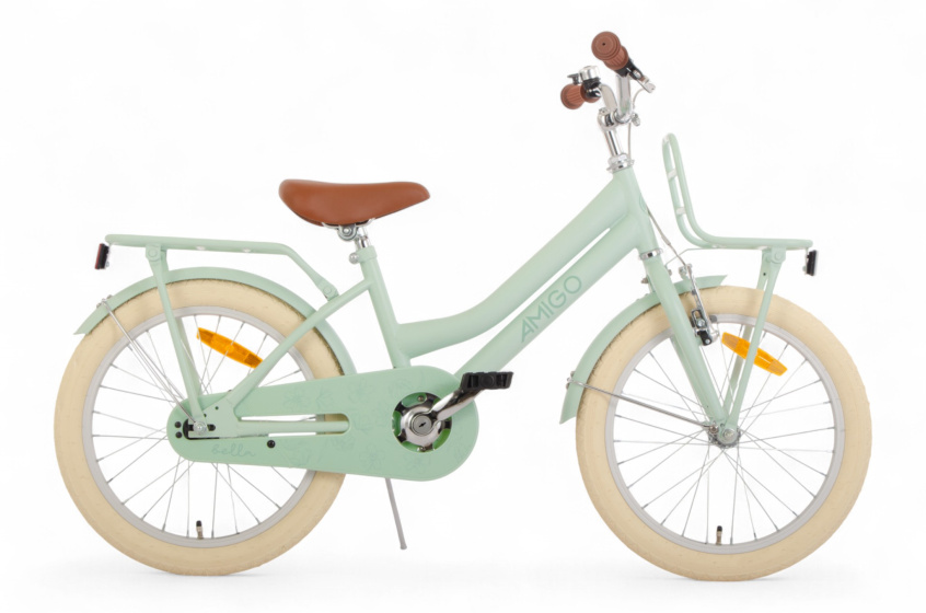 AMIGO Bella 18 Inch Girls Coaster Brake Green