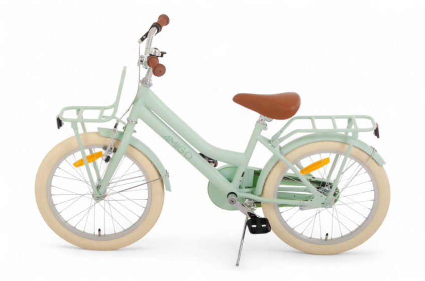 AMIGO Bella 18 Inch Girls Coaster Brake Green