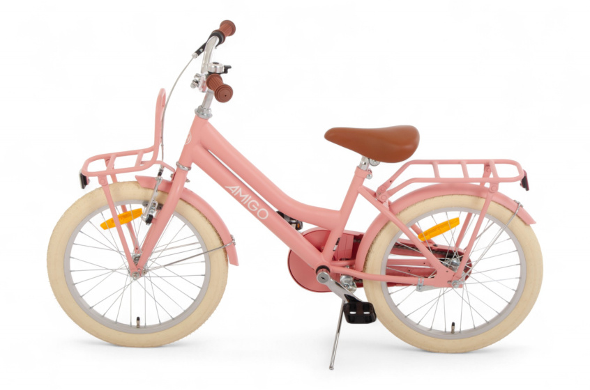 AMIGO Bella 18 Inch Girls Coaster Brake Salmon