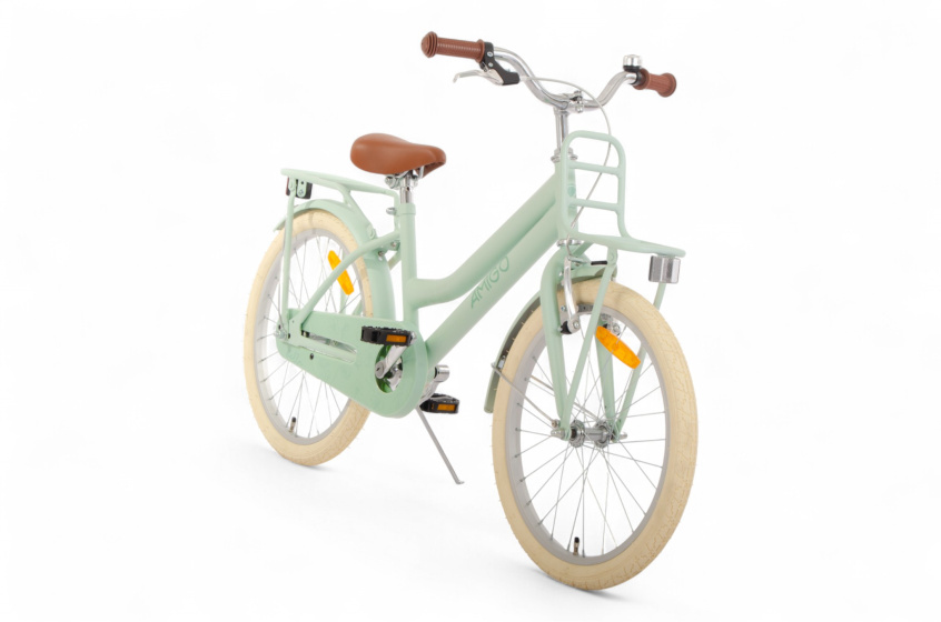 AMIGO Bella 20 Inch Girls Coaster Brake Green
