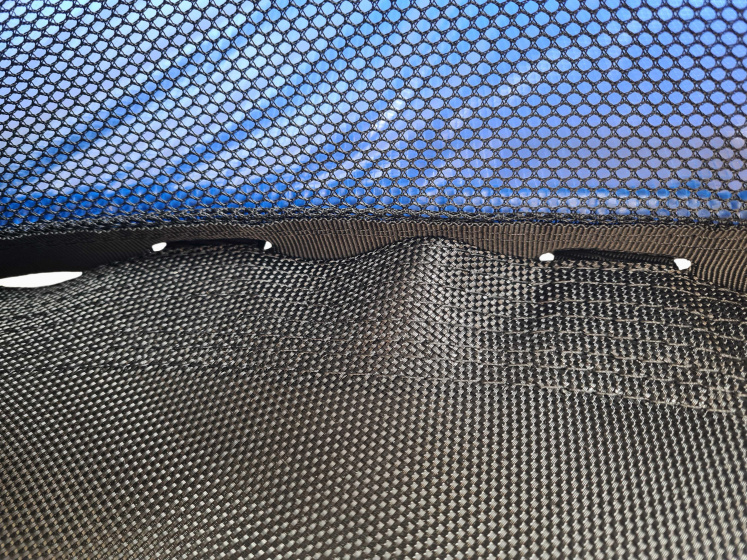 AMIGO inground trampoline Deluxe met veiligheidsnet 244 cm blauw-S1