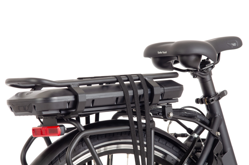 AMIGO E-Alvor D1 28 Inch Dames 7V V-Brakes Matzwart