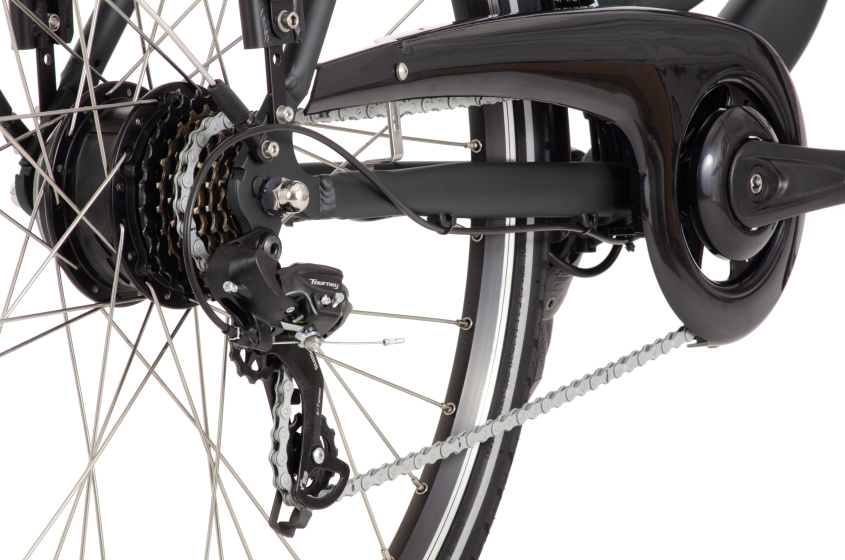 AMIGO E-Alvor D2 28 Inch Women 7SP Rim Brakes Matte black