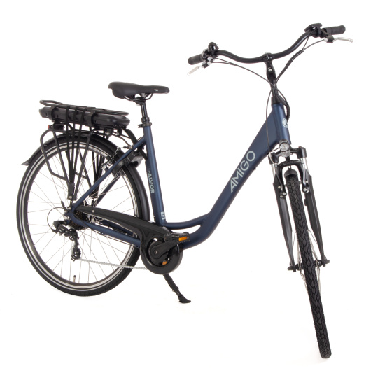 AMIGO E-Alvor D2 28 Inch Women 7SP Rim Brakes Matte blue
