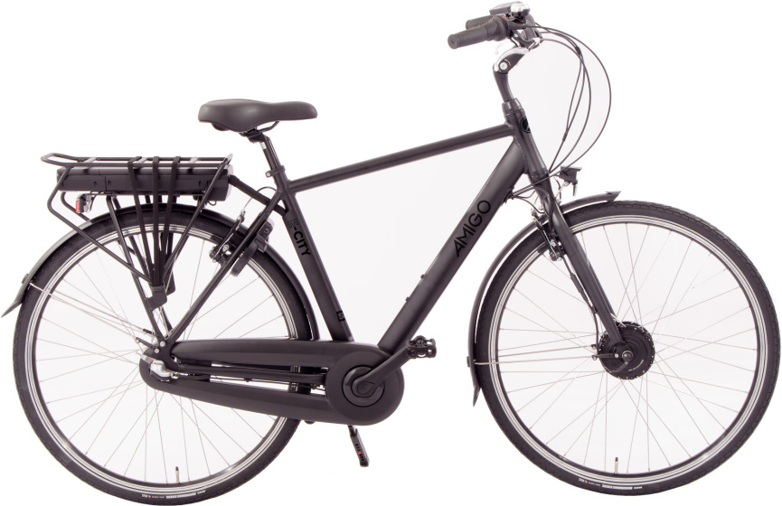 AMIGO E-City S1 460Wh 28 Inch Men 3SP Rim Brakes Matte black