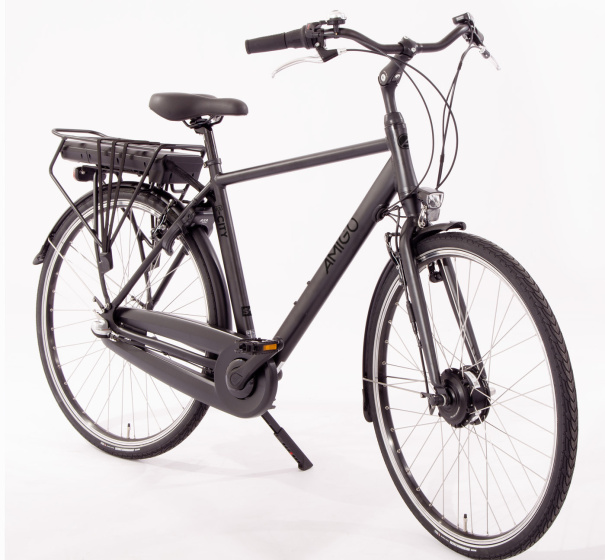 AMIGO E-City S1 460Wh 28 Inch Men 3SP Rim Brakes Matte black