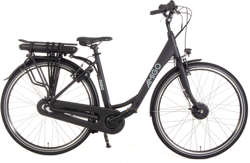 AMIGO E-Faro S1 28 Inch Women 3SP Rim Brakes Matte black