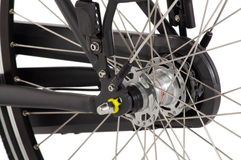 AMIGO E-Faro S1 28 Inch Women 3SP Rim Brakes Matte black