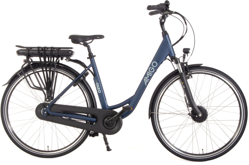 AMIGO E-Faro S2 28 Inch Women 7SP Roller brakes Matte blue