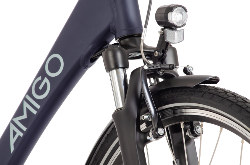 AMIGO E-Faro S2 28 Inch Women 7SP Roller brakes Matte blue