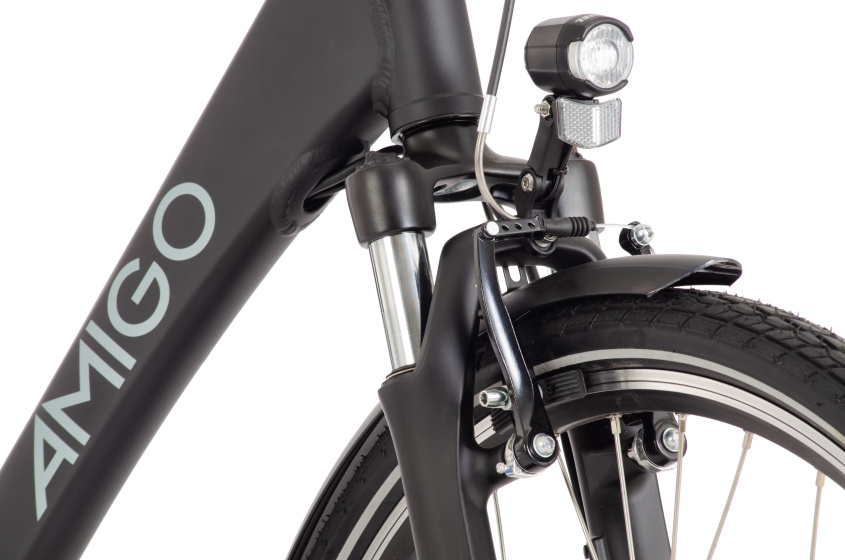 AMIGO E-Faro S2 28 Inch Men 7SP Roller brakes Matte black
