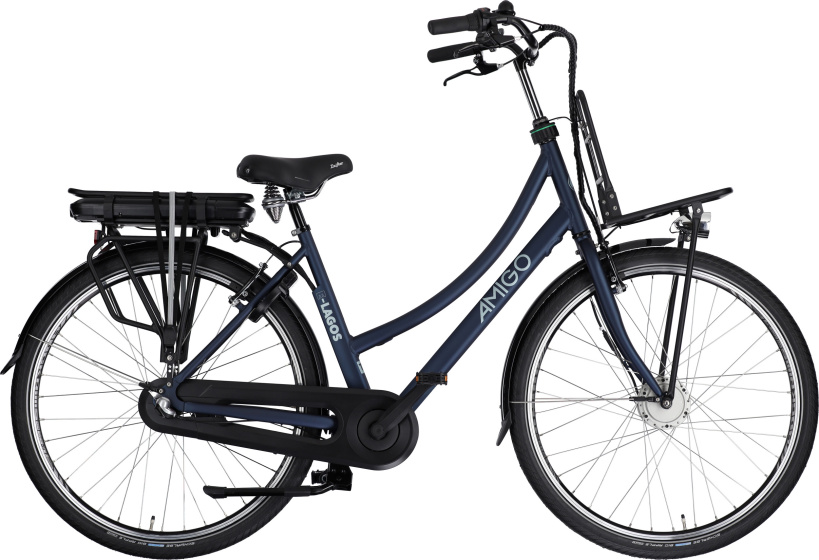 AMIGO E-Lagos T2 28 Inch Women 3SP Rim Brakes Matte blue