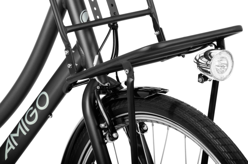 AMIGO E-Lagos T3 28 Inch Dames 7V Rollerbrake Matzwart