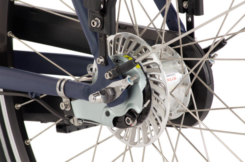 AMIGO E-Lagos T3 28 Inch Dames 7V Rollerbrake Matblauw