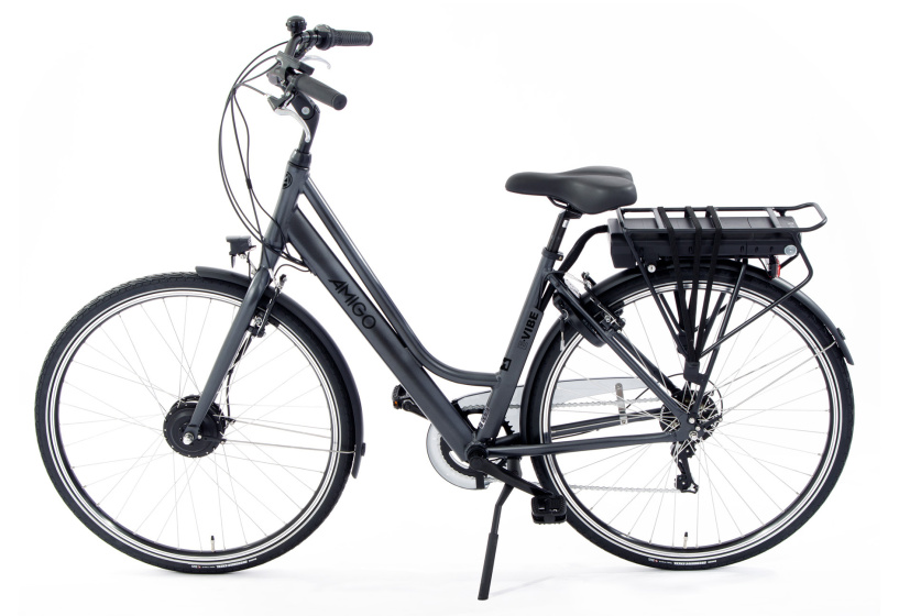 E-Vibe D1 460Wh 28 Pouces 48 cm Femme 7SP V-Brake Gris mat