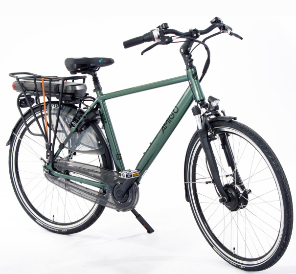 E-Vibe S2+ 28 Inch 54 cm Heren 7V V-Brakes Donkergroen