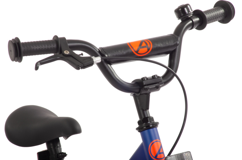 AMIGO Explorer 14 Inch Boys Coaster Brake Blue/Orange