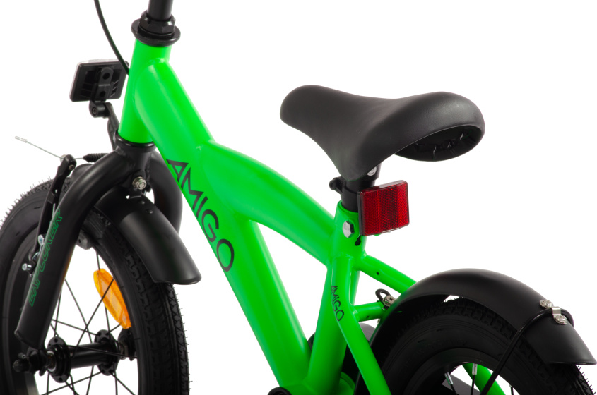 AMIGO Explorer 16 Inch Boys Coaster Brake Green/Black