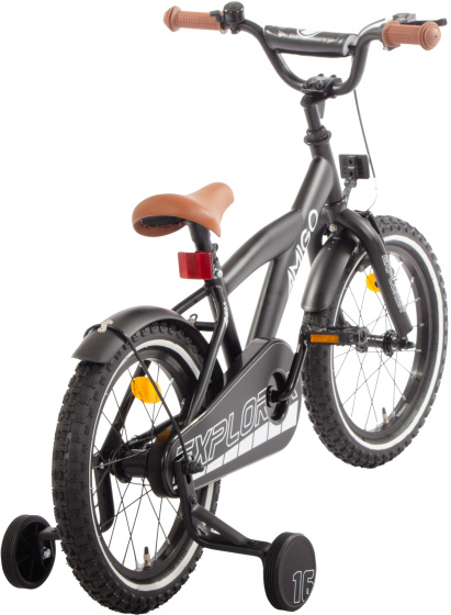 AMIGO Explorer 16 Inch Boys Coaster Brake Black/White