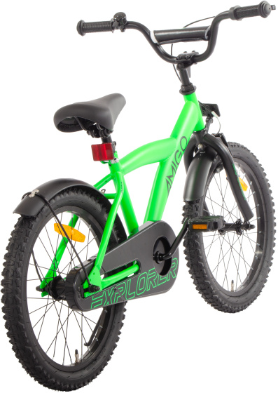 AMIGO Explorer 18 Inch Boys Coaster Brake Green/Black