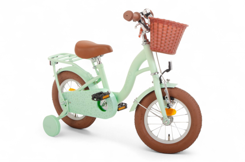 AMIGO Fairy 12 Inch Girls Coaster Brake Mint Green