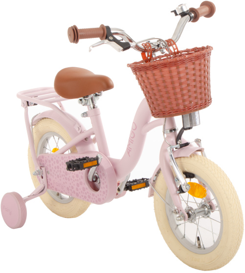 AMIGO Fairy 12 Inch Girls Coaster Brake Pink