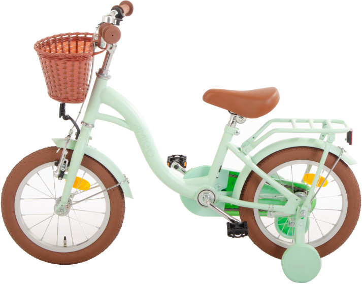 AMIGO Fairy 14 Inch Girls Coaster Brake Mint Green
