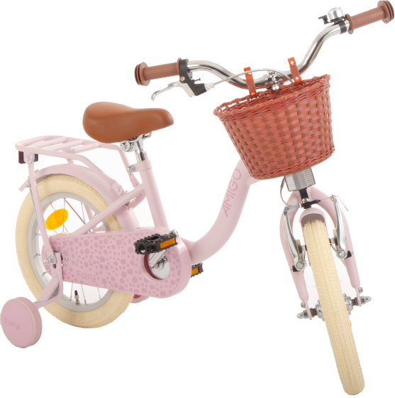AMIGO Fairy 14 Inch Girls Coaster Brake Pink