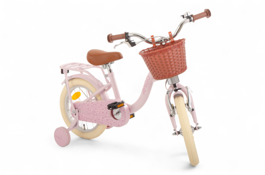 AMIGO Fairy 14 Inch Girls Coaster Brake Pink
