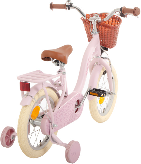 AMIGO Fairy 14 Inch Girls Coaster Brake Pink
