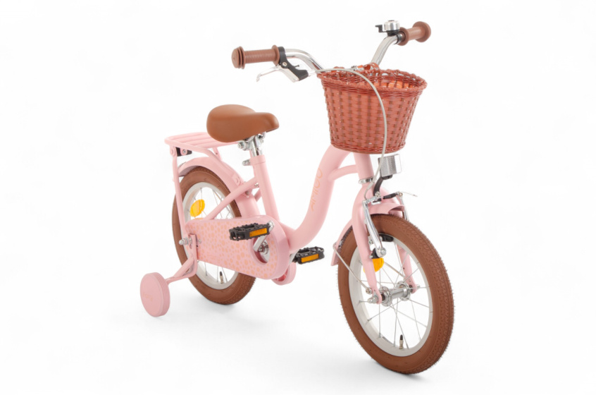 AMIGO Fairy 14 Inch Girls Coaster Brake Salmon