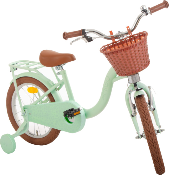 AMIGO Fairy 16 Inch Girls Coaster Brake Mint Green