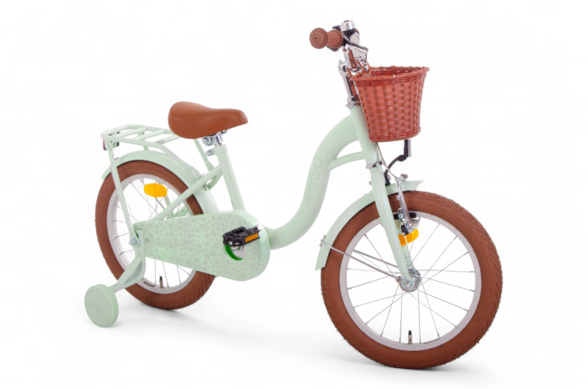 AMIGO Fairy 16 Inch Girls Coaster Brake Mint Green
