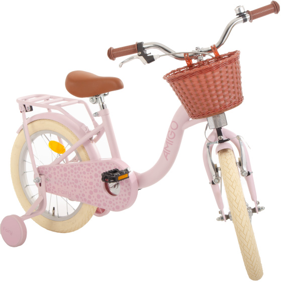 AMIGO Fairy 16 Inch Girls Coaster Brake Pink
