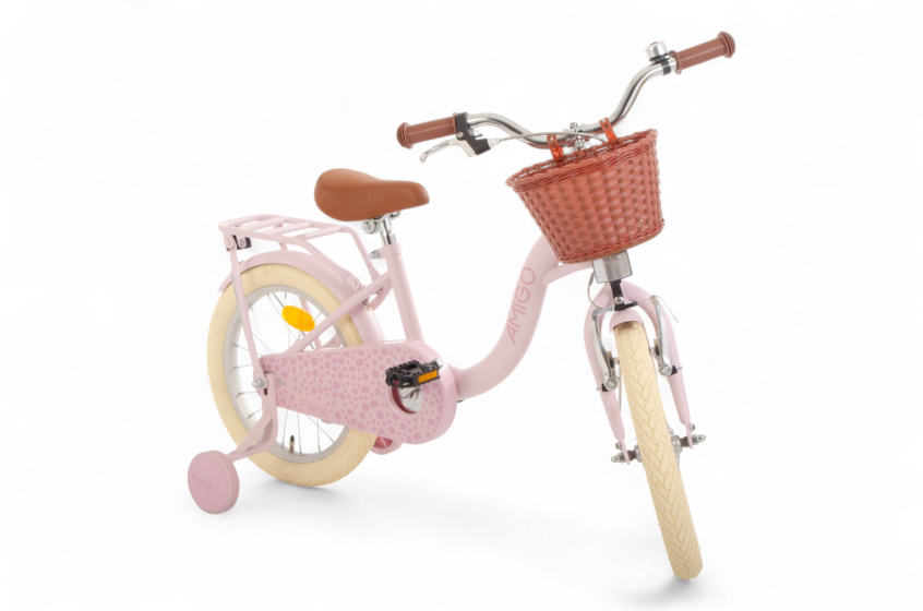 AMIGO Fairy 16 Inch Girls Coaster Brake Pink
