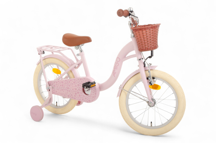 AMIGO Fairy 16 Inch Girls Coaster Brake Pink